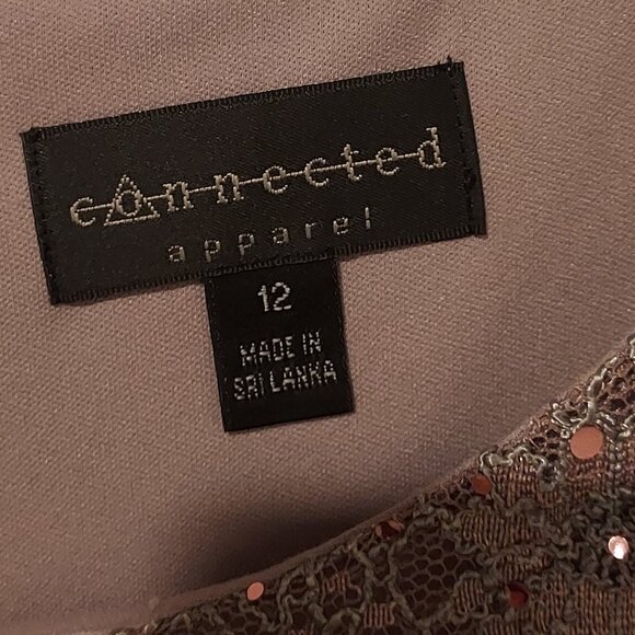 Connected Apparel Dress with Sequins - Picture 2 of 6